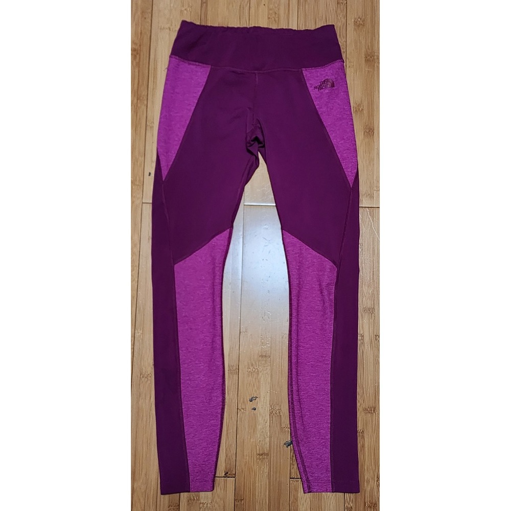 The North Face Winter Leggings Womens Sz Small Purple Compression Stretch Active